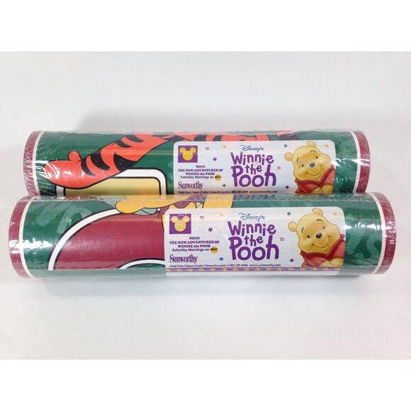 4 Rolls Winnie the Pooh Tigger Wallpaper Border Sports Football Baseball 5yds Ea - Picture 5 of 8